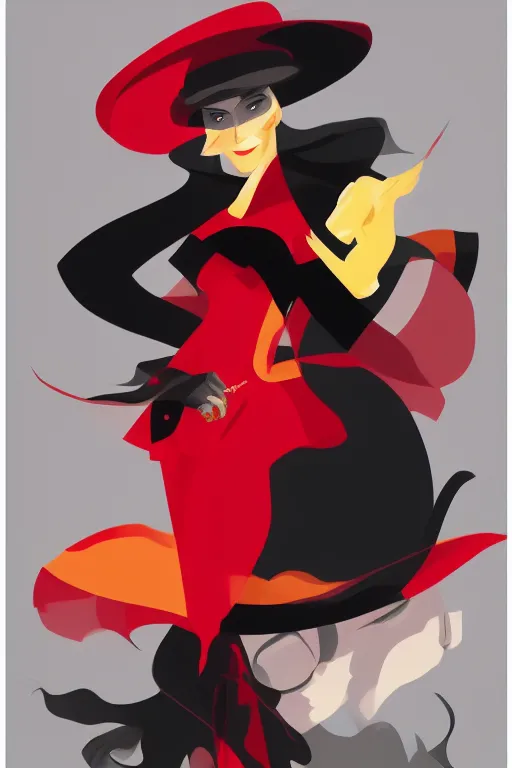 Prompt: carmen sandiego by sho murase