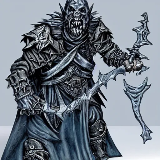 Image similar to Lich King with face of gollum