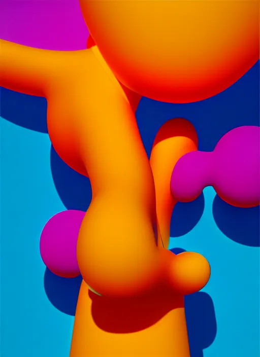 Image similar to abstract sculpture by shusei nagaoka, kaws, david rudnick, airbrush on canvas, 3 d, octane, vray, pastell colours, cell shaded, 8 k