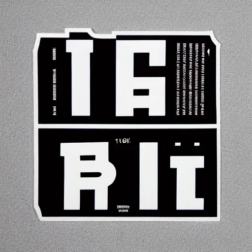 Image similar to black on white graphic design stickers in style of david rudnick, eric hu, guccimaze, acid, y 2 k, 4 k sharpening,