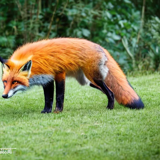 Image similar to a very large fox, 8 k, 8 5 mm f 1. 8