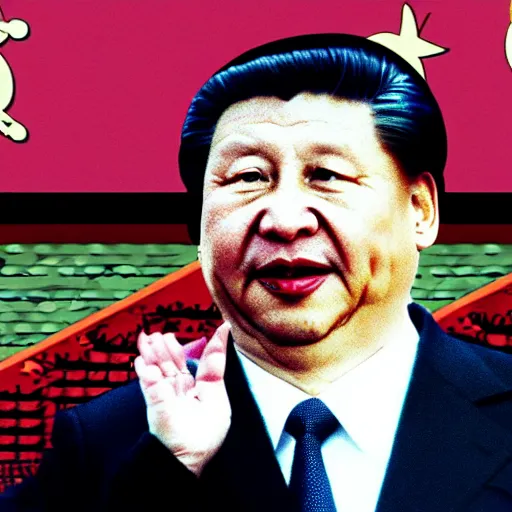 Image similar to xi jinping in fear and loathing in los vegas ( 1 9 9 8 )