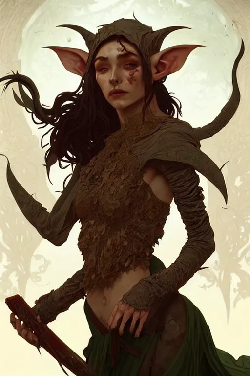 Image similar to beautiful plague - infected ancient elf, highly detailed, digital painting, artstation, sharp focus, illustration, cinematic, art by tan zi and ayanamikodon and alphonse mucha and wlop