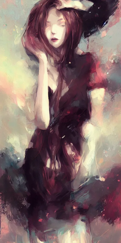 Image similar to oh, when i'm like this, you're the one i trust by wlop