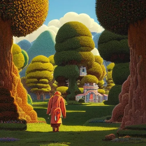 Prompt: a portal to terraria. detailed. rule of thirds. intricate. sharp focus. wide angle. unreal engine 8 k. painting by wes anderson and hasui kawase and scott listfield maxfield parrish. wlop. greg rutkowski.