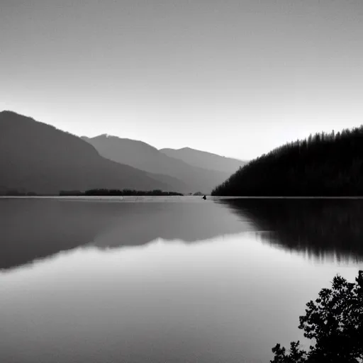 Image similar to lake, geometric, minimalistic