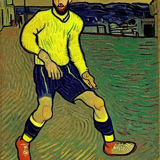 Image similar to benzema by van gogh