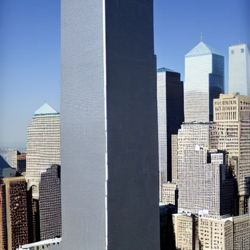 Image similar to Photo of The World Trade Center made of Jenka blocks