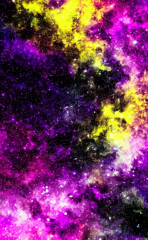 Prompt: purple and yellow galaxy background, high contrast, high quality wallpaper, 4 k