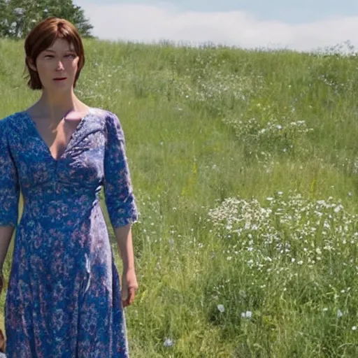 Image similar to film still of mary elizabeth winstead in midsommar 2 ( 2 0 2 4 )