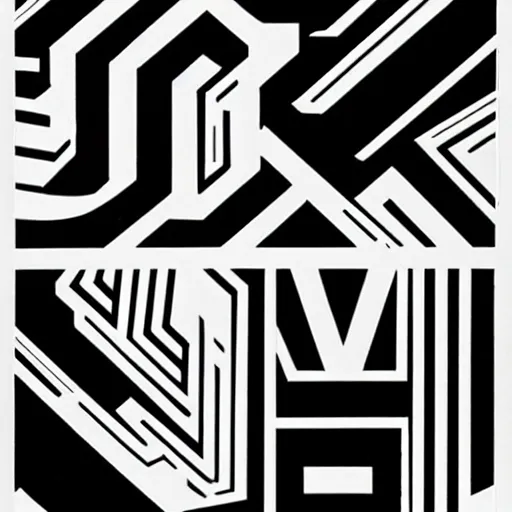 Image similar to black on white graphic design in style of david rudnick, eric hu, y 2 k,