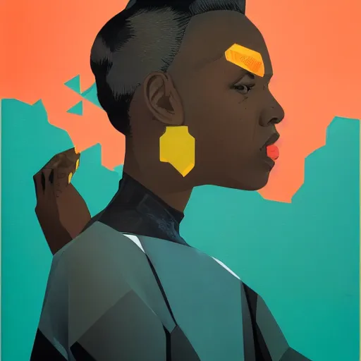 Prompt: Charzulu profile picture by Sachin Teng, asymmetrical, Organic Painting , Matte Painting, geometric shapes, hard edges, graffiti, street art:2 by Sachin Teng:4