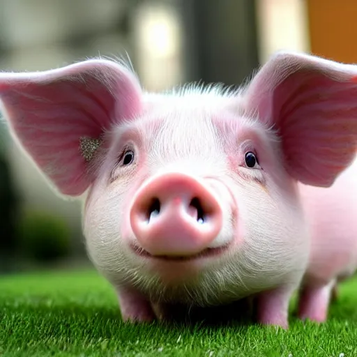 Image similar to cute adorable pig by yee chong silverfox