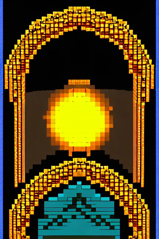 Image similar to Stargate by Pixel art