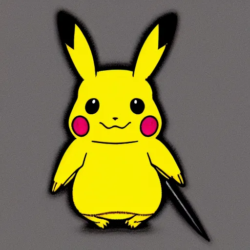 Image similar to a cashmere Pikachu