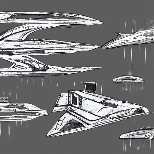 Prompt: spaceship concept art