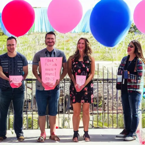 Image similar to 9 / 1 1 gender reveal