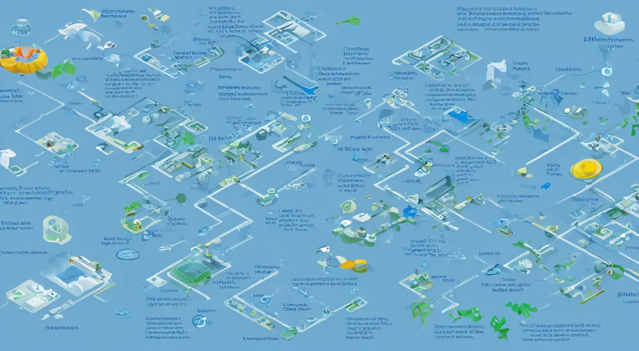 Image similar to a blockchain made from water, ez water, streams, liquid interface, gui, unreal, infographic, diagram,