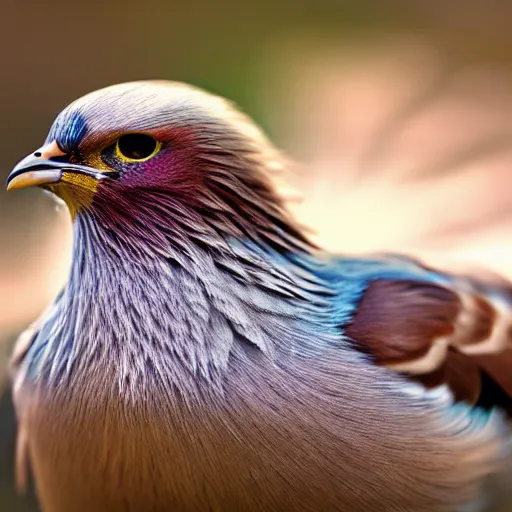 Image similar to national geographic photo of pidgeot, pokemon in the wild, intricate, portrait, 8 k highly professionally detailed, hdr, award winning