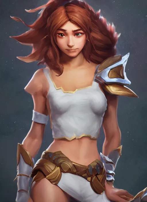 Prompt: youthful taliyah, from league of legends, au naturel, light armor, hyper detailed, digital art, trending in artstation, cinematic lighting, studio quality, smooth render, unreal engine 5 rendered, octane rendered, art style by klimt and nixeu and ian sprigger and wlop and krenz cushart