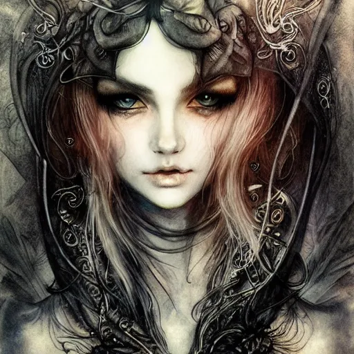 Image similar to a portrait in the style of anna dittmann and luis royo and arthur rackham.