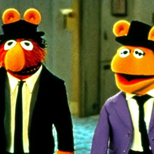 Prompt: muppets in the film reservoir dogs