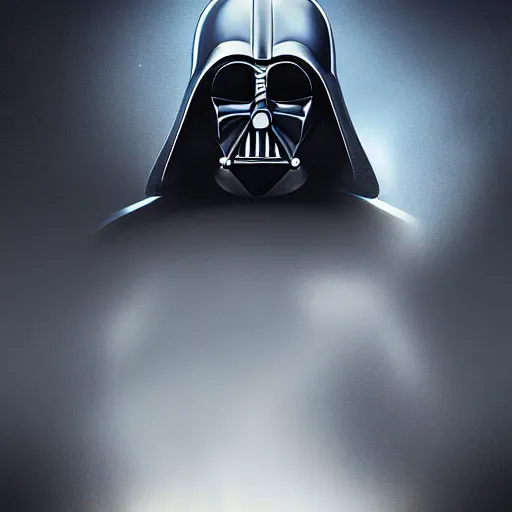 Prompt: sad darth vader looking out to the horizon, artstation hall of fame gallery, editors choice, # 1 digital painting of all time, most beautiful image ever created, emotionally evocative, greatest art ever made, lifetime achievement magnum opus masterpiece, the most amazing breathtaking image with the deepest message ever painted, a thing of beauty beyond imagination or words