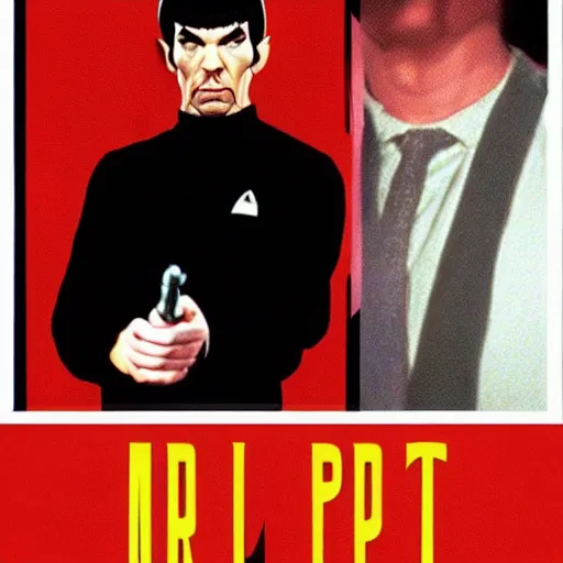 Image similar to mr spock in pulp fiction , 1997