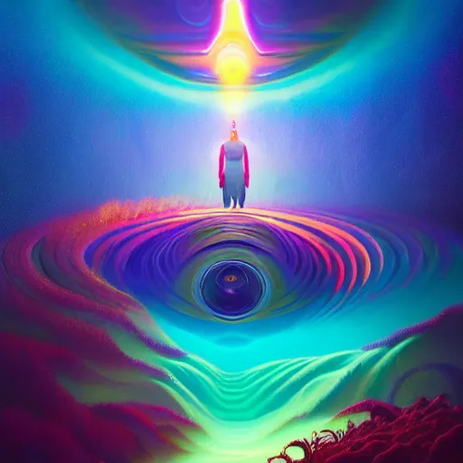 Prompt: initiation ayahuasca journey, astral spirit space journey in oil painting, ayahuasca, trending on artstation, award winning, emotional, by aoshima chiho, by beeple, by afshar petros, by rhads