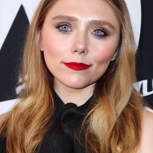 Image similar to elizabeth olsen mixed with scarlett johansson