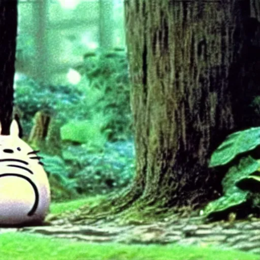 Image similar to a still of keanu reeves in my neighbor totoro ( 1 9 8 8 )