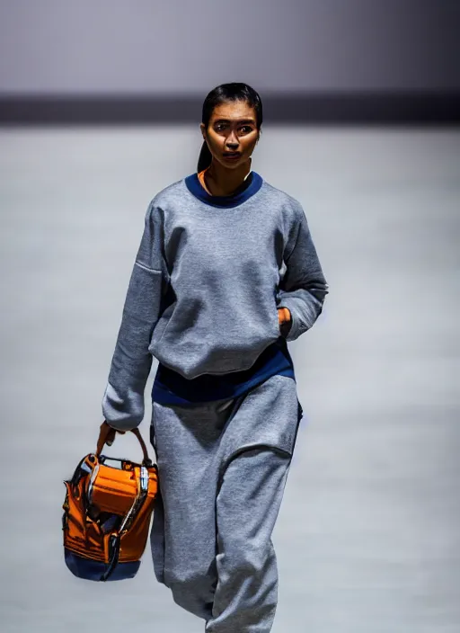 Image similar to hyperrealistic and heavy detailed air jordan runway show of maggie simpson, leica sl 2 5 0 mm, vivid color, high quality, high textured, real life