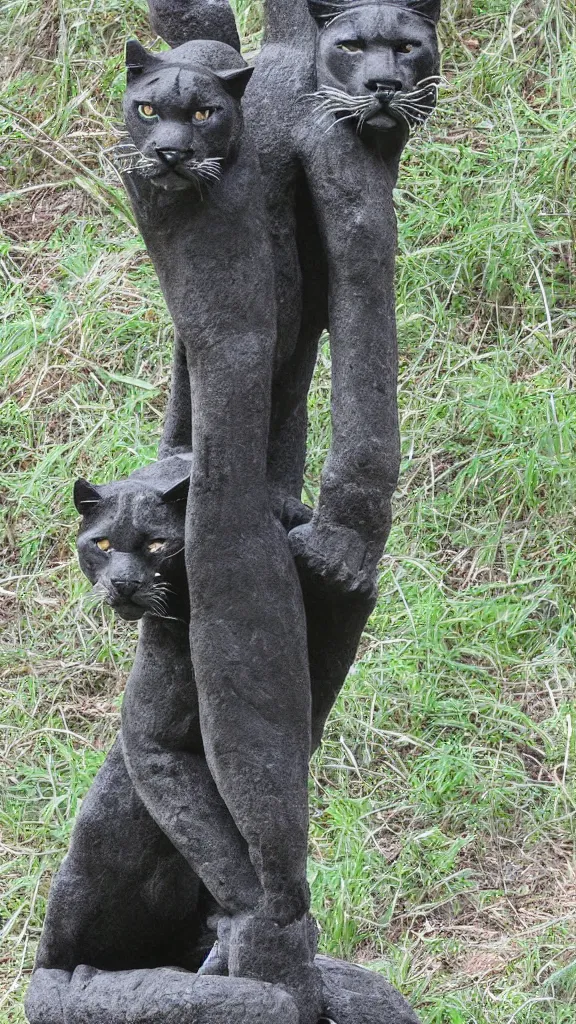 Prompt: panther totem