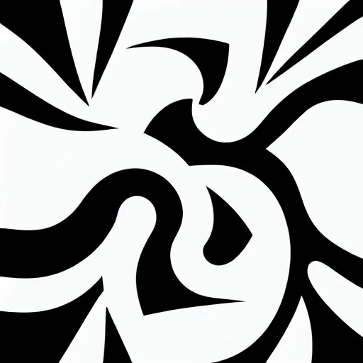 Image similar to black and white minimal animal symbol by karl gerstner, monochrome, 8 k scan, centered, symetrical, satisfying, bordered