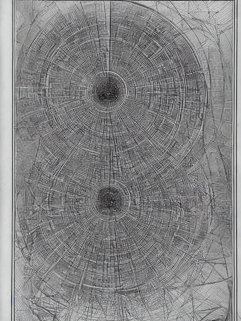 Image similar to beautiful diagram of geometric construction of the universe, masonic secrets, masterwork engraving, masterpiece, beautiful blueprints