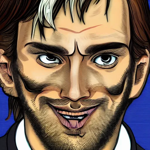 Prompt: pewdiepie's face, on a cow, trending on artstation, junji ito 4 k