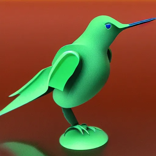 Image similar to ultra realistic robo!!! hummingbird