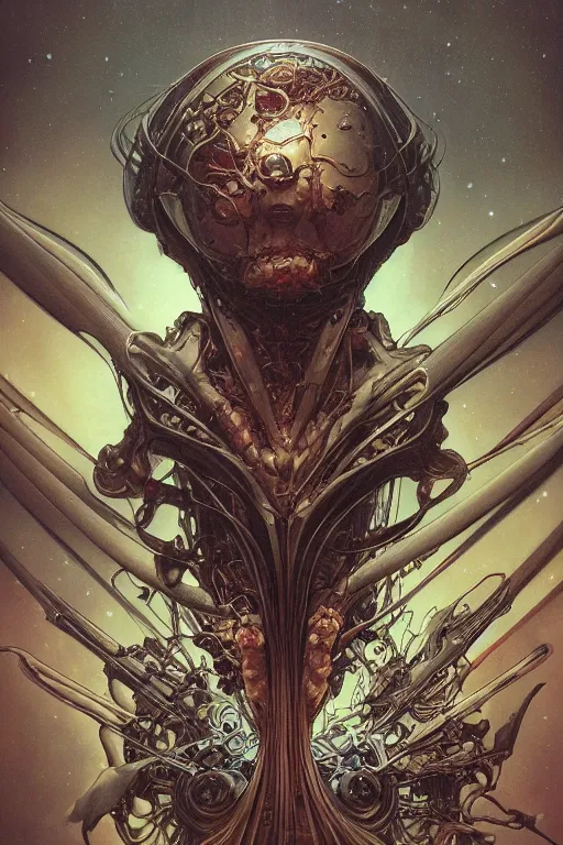 Image similar to mechanical keyboard, by artgerm and yoshitaka amano and moebius and hr giger and zdislaw beksinski and alphonse mucha, hyperdetailed, symmetry, glamour, surreal, dc comics, ornate, stunning, nebula, explosions in the sky, trending on artstation