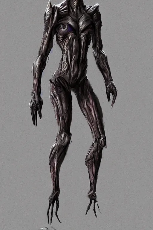 Image similar to full body alien female concept art, humanoid form, insect based, digital art, in the style of ben lol, brian sum, ramil sunga, herbert lowis, furio tedesschi, christopher cao, frederic daoust, joe botardo, artstation, pinterest, deviantart, photoshop, unreal engine