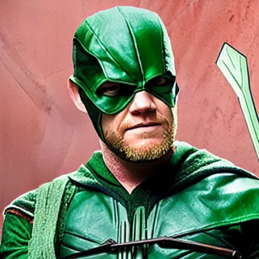 Image similar to Sam Worthington as Green Arrow