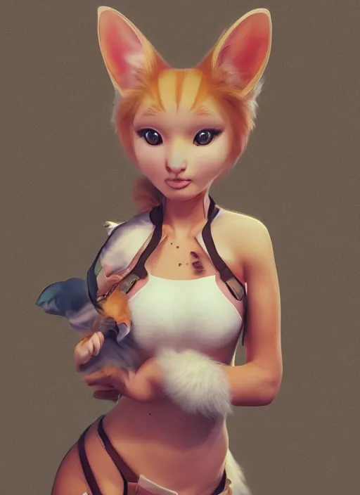 Image similar to cat girls are real, 8k, 4k, trending on artstation, by Paolo Eleuteri Serpieri