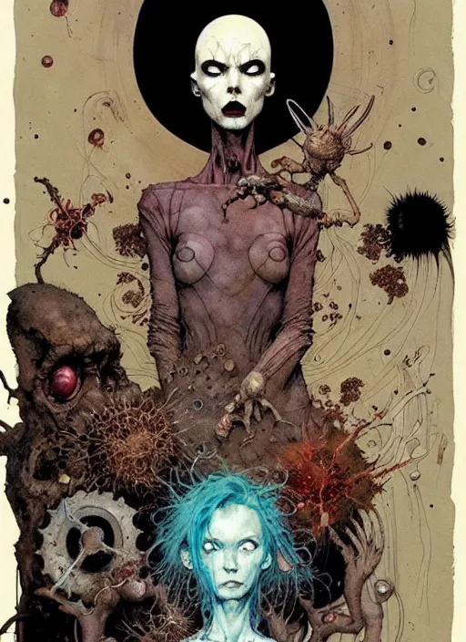 Prompt: sandman comic by chiara bautista and beksinski and norman rockwell and greg rutkowski weta studio, and lucasfilm