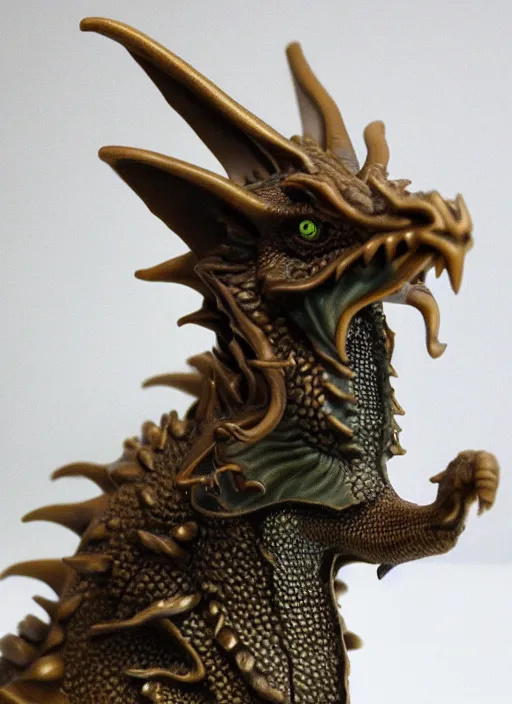 Image similar to 80mm, resin detailed model figure of dragon bronze