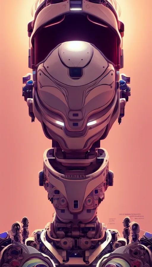 Image similar to symmetry!! portrait of a robot astronaut, floral! horizon zero dawn machine, intricate, elegant, highly detailed, digital painting, artstation, concept art, smooth, sharp focus, illustration, art by artgerm and greg rutkowski and alphonse mucha, 8 k