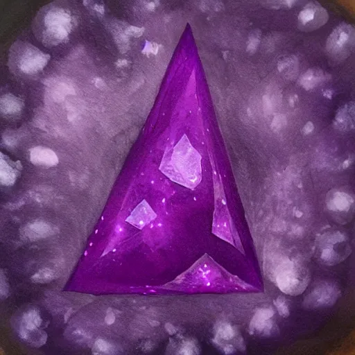 Image similar to Floating dark-purple crystal shard 🎨🖌️