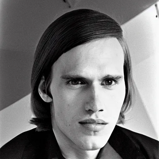 Image similar to A photograph portrait of Jerma985 with short-medium length hair a combover wearing early 1970s menswear in the early 1970s, taken in the early 1970s, grainy, taken on a 1970s Kodak Camera, realistic, hyperrealistic, very realistic, highly detailed, very detailed, extremely detailed, detailed, digital art, trending on artstation, colorized photo