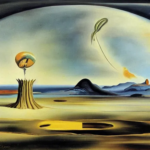 Image similar to concept art by salvador dali, oil on canvas