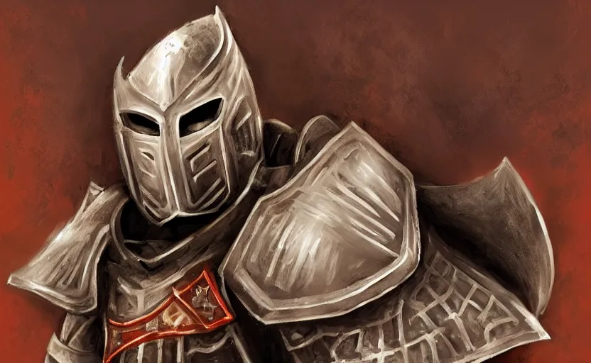 Prompt: warrior knight portrait