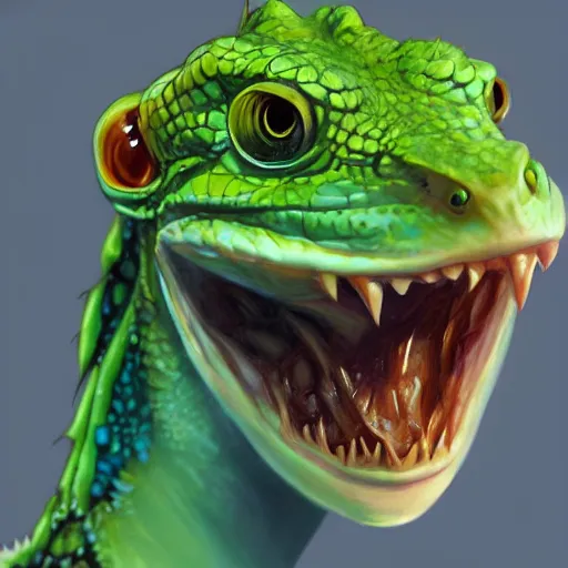 Image similar to Mark zuckerburg lizard hybrid , digital art by Mandy Jurgens and Irina French and Heraldo Ortega , hyperdetailed, artstation, cgsociety