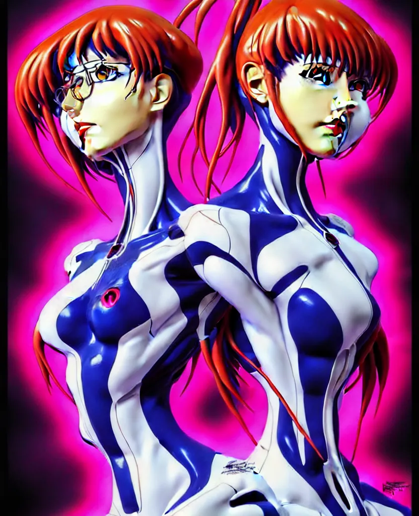 Prompt: neon genesis evangelion by artgerm and ernt haeckel, trending on artstation